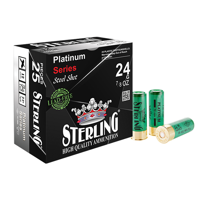 STERLING%2012%20Cal.%20Platinum%20Steel%2024%20G.%20No:7%20Fişek