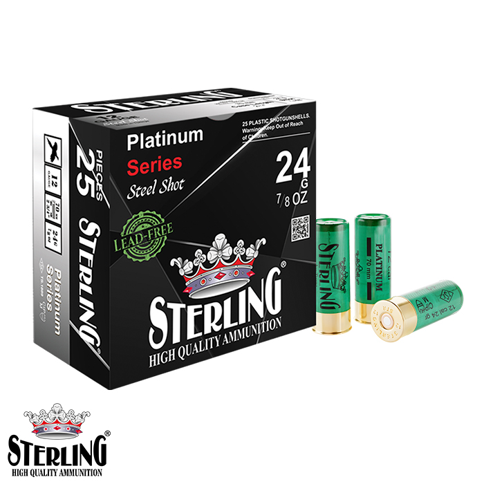 STERLING%2012%20Cal.%20Platinum%20Steel%2024%20G.%20No:8%20Fişek