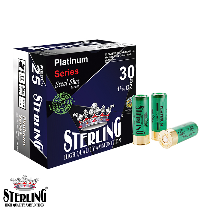 STERLING%2012%20Cal.%20Platinum%20Steel%2030%20G.%20No:7%20Fişek
