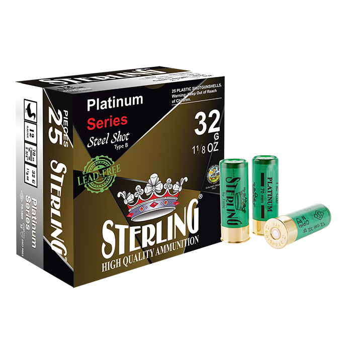STERLING%2012%20Cal.%20Platinum%20Steel%2032%20G.%20No:5%20Fişek