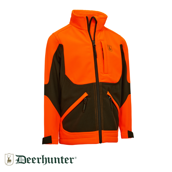 DEERHUNTER%20Youth%20Rogaland%20Turuncu%20Softshell%20Mont