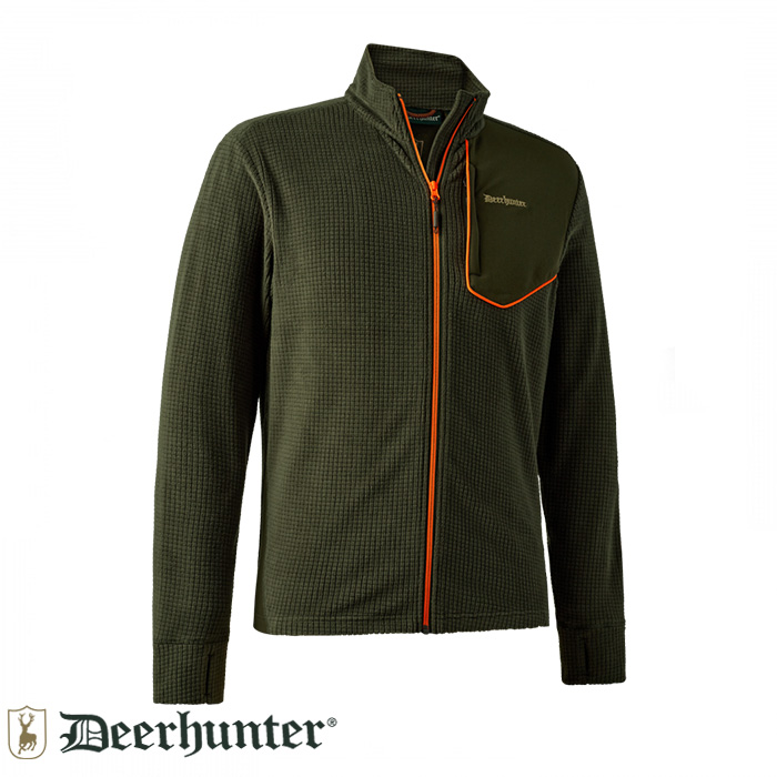 DEERHUNTER%20Chamois%20Fermuarlı%20Polar%20361%20Yeşil%20M
