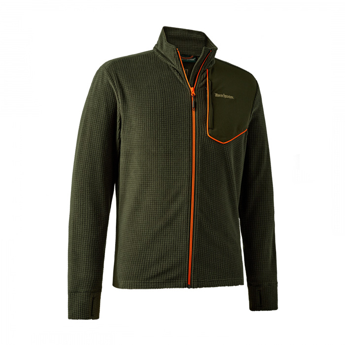 DEERHUNTER%20Chamois%20Fermuarlı%20Polar%20361%20Yeşil%20M