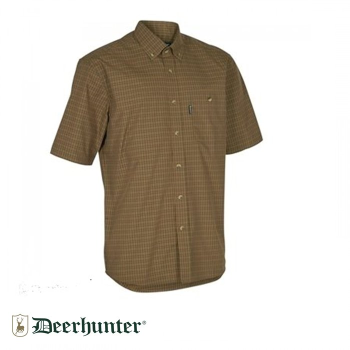 T.%20DEERHUNTER%20Nıkhıl%20Red%20Kareli%20Kısa%20Kol%20Gömlek%2043/44