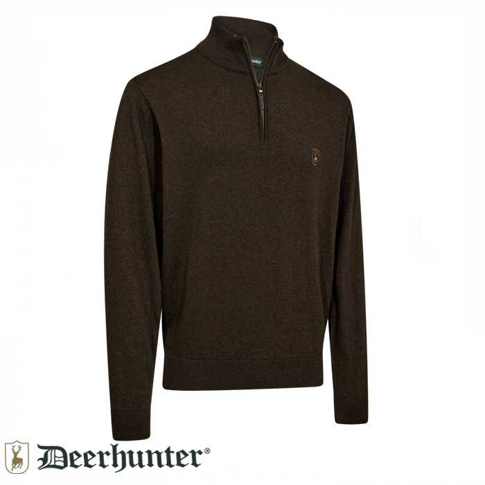 DEERHUNTER%20Harrington%20Fermuarlı%20%20Kazak%20-%20L