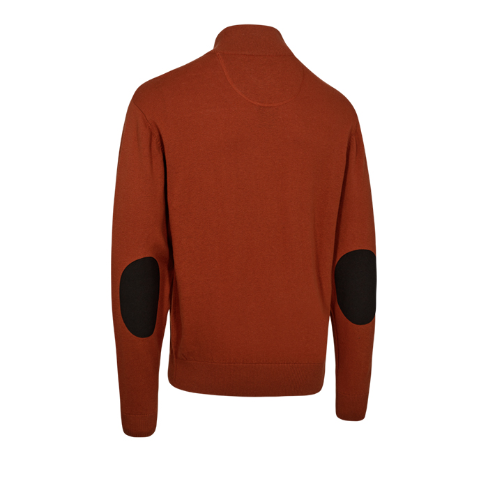DEERHUNTER%20Harrington%20Fermuarlı%20Kahve%20Kazak%20M