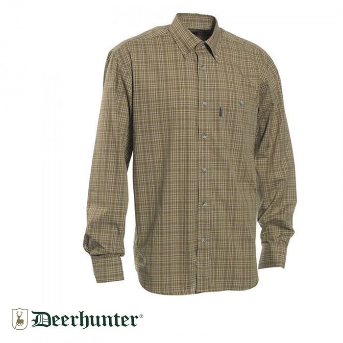 T.%20DEERHUNTER%20Marshall%20Yeşil%20Kareli%20Uzun%20Kol%20Gömlek%2039/40