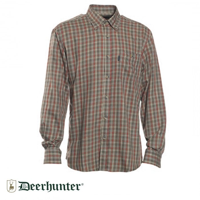 T.%20DEERHUNTER%20Waylon%20499%20Red%20Kareli%20%20Uzun%20Kol%20Gömlek%2039/40