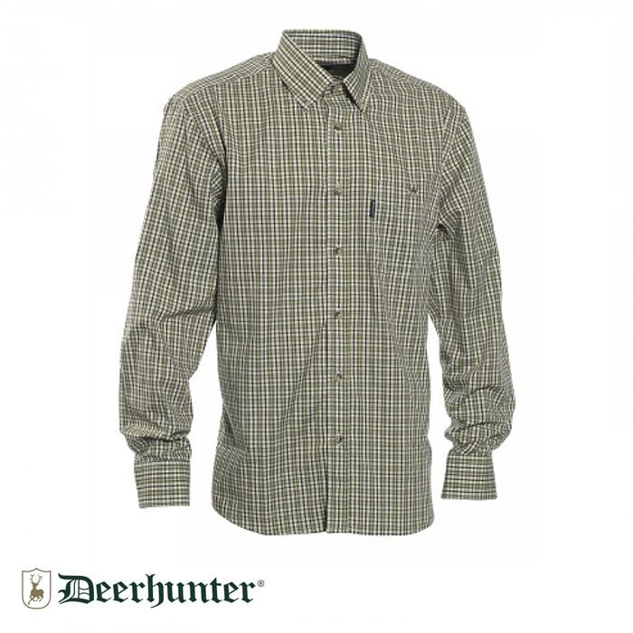 T.%20DEERHUNTER%20Wyatt%20Yeşil%20Kareli%20Uzun%20Kol%20Gömlek%2043/44