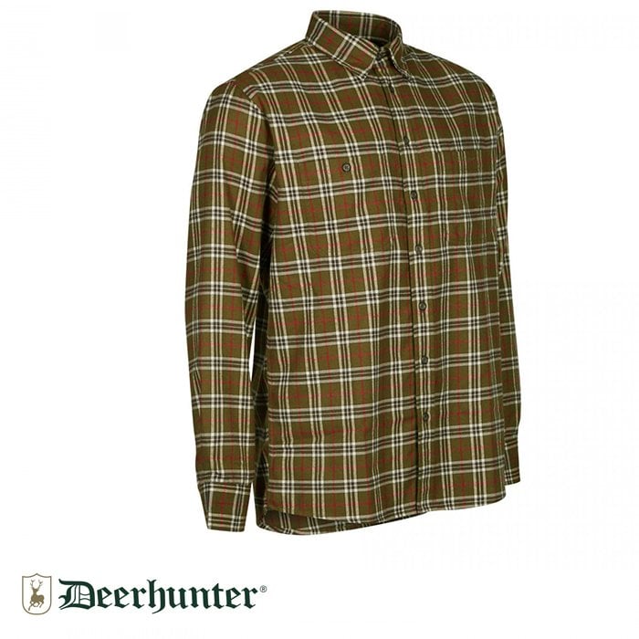 T.%20S.K.DEERHUNTER%20Coolmax%20399%20Yeşil%20Kare%20U.Kol%20Gömlek