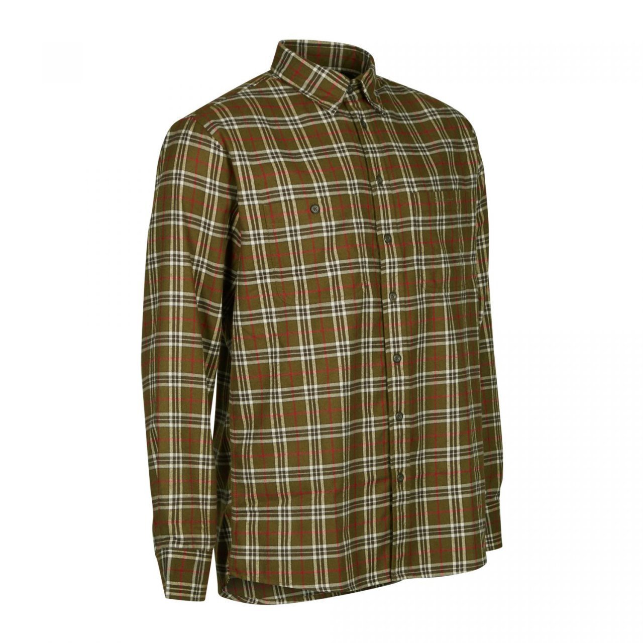 T.%20S.K.DEERHUNTER%20Coolmax%20399%20Yeşil%20Kare%20U.Kol%20Gömlek