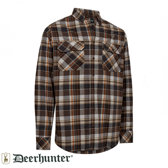 DEERHUNTER%20Robert%20Kahverengi%20Kareli%20Gömlek%2041/42