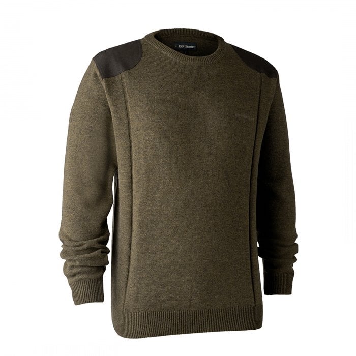 DEERHUNTER%20Sheffield%20Knit%20Yeşil%20Kazak%202XL