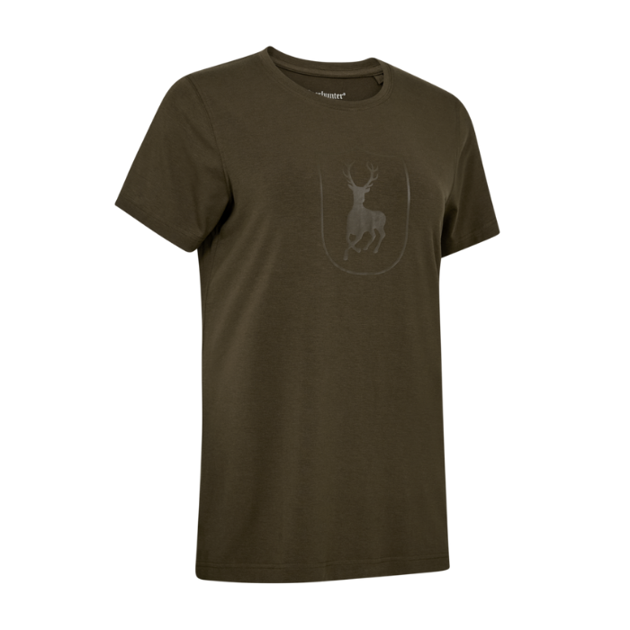 DEERHUNTER%20Lady%20Bamboo%20Koyu%20Yeşil%20Tişört%20-%2038