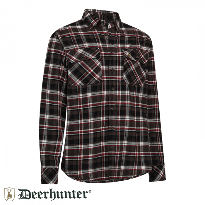 DEERHUNTER%20Nathan%20Kahverengi%20Kareli%20Gömlek%2039/40