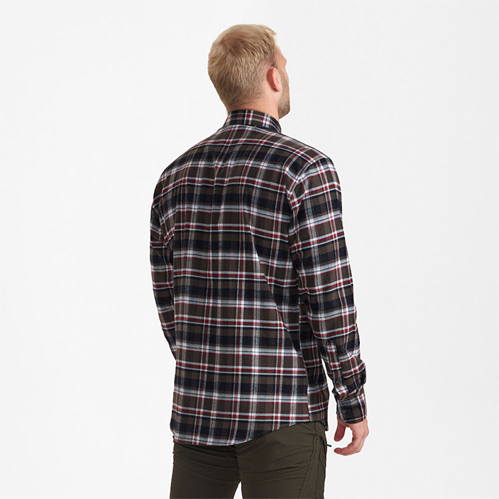 DEERHUNTER%20Nathan%20Kahverengi%20Kareli%20Gömlek%2041/42