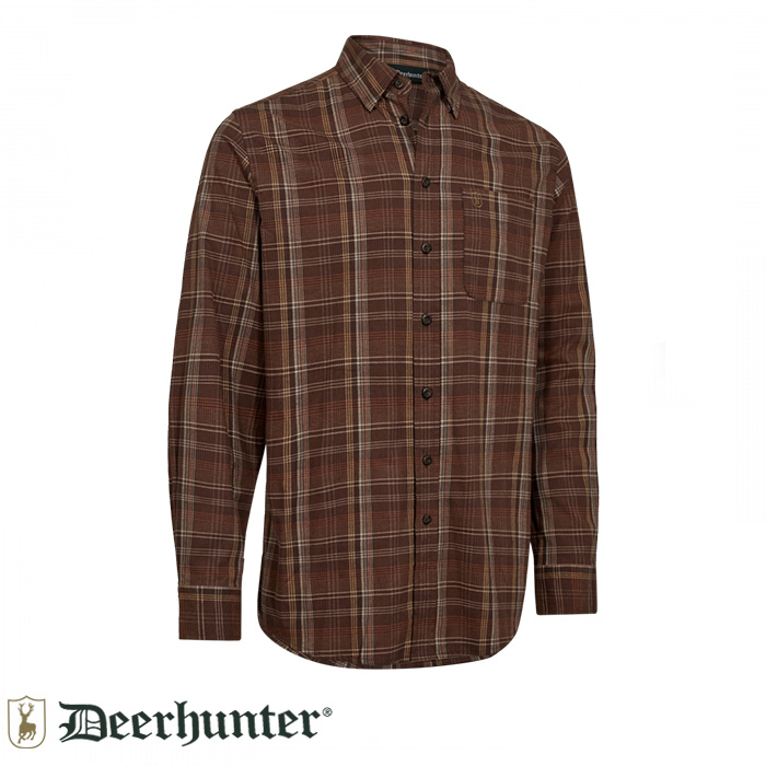 DEERHUNTER%20Ashton%2058749%20Kahve%20Kareli%20Gömlek%2041/42