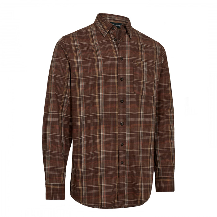 DEERHUNTER%20Ashton%2058749%20Kahve%20Kareli%20Gömlek%2041/42
