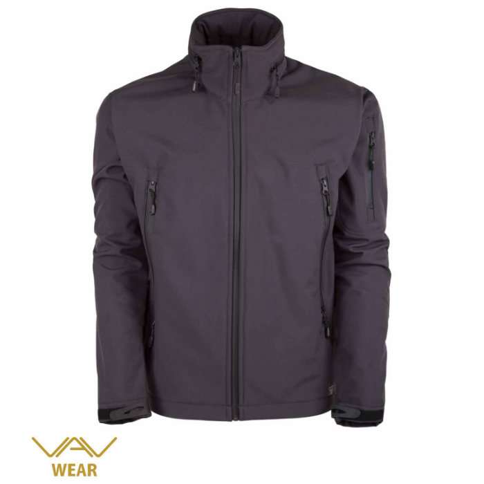 VAV%20Shell%20HT-04%20Softshell%20Mont%20Koyu%20Antrasit%20XL