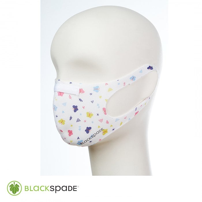 BLACKSPADE%20Çocuk%20Koruyucu%20Maske%20Kelebek%20Desen%20S1