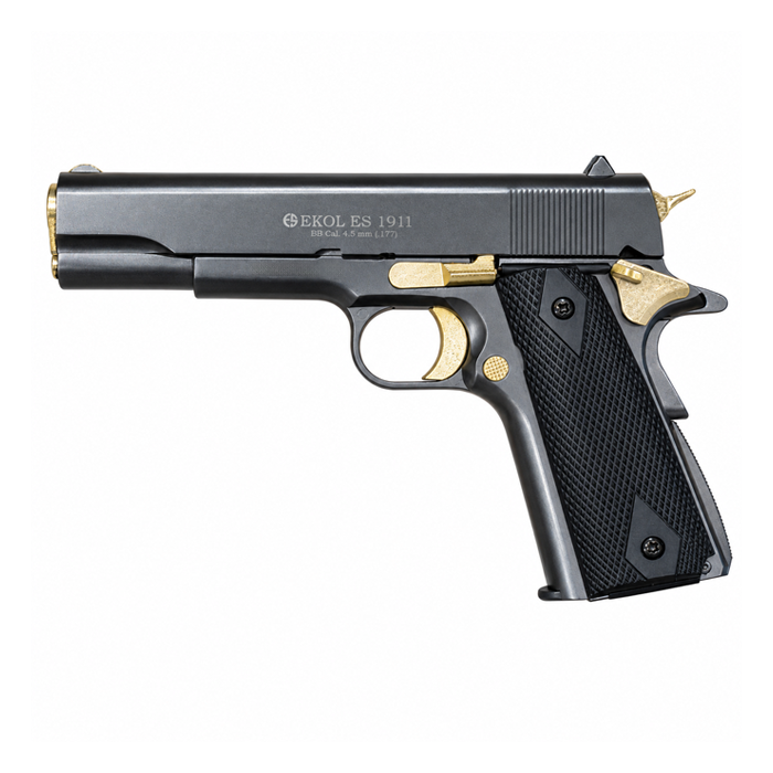 EKOL%20ES%201911%20Füme%20ALTIN%20Havalı%20Tabanca%20-%20Blowback