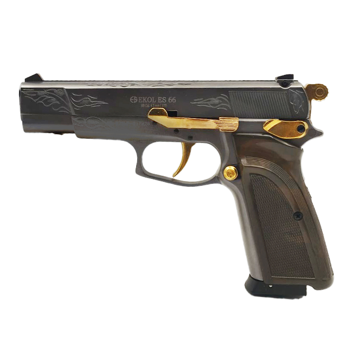 EKOL%20S66%20Füme%20Altın%20İşlemeli%20Havalı%20Tabanca