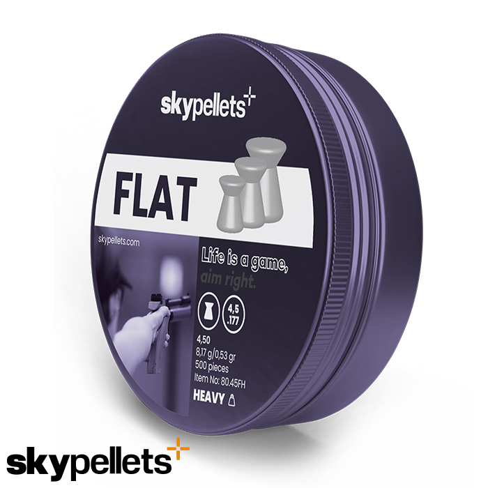SKYPELLETS%20Flat%20Heavy%204,5mm%208,17%20Gr%20H.%20Saçma%20500
