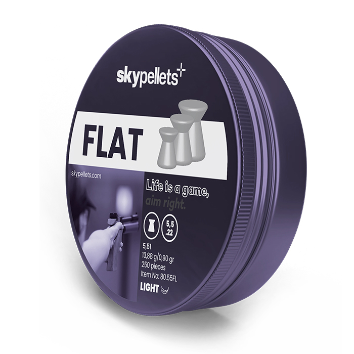 SKYPELLETS%20Flat%20Light%205,5mm%2013,88%20Gr%20H.%20%20Saçma%20250