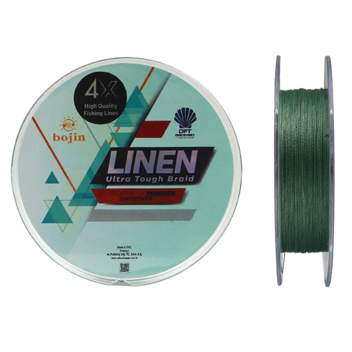 DFT%20Bojin%204X%20Linen%20İp%20Misina%200.14%20mm%20300%20m%20Yeşil