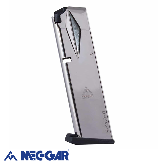 MEC-GAR%20S&W%205906%2017%20Rd%20Beyaz%20Tabanca%20Şarjörü