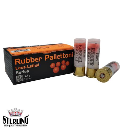 STERLING 12 Cal. Rubber 6 Top Kauçuk Fişek