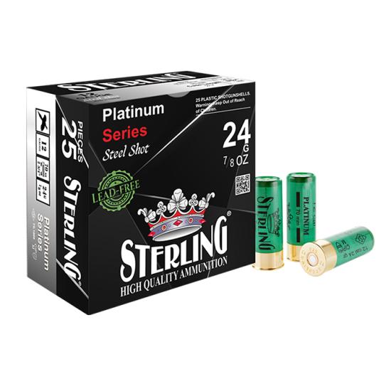 STERLING 12 Cal. Platinum Steel 24 G. No:8 Fişek