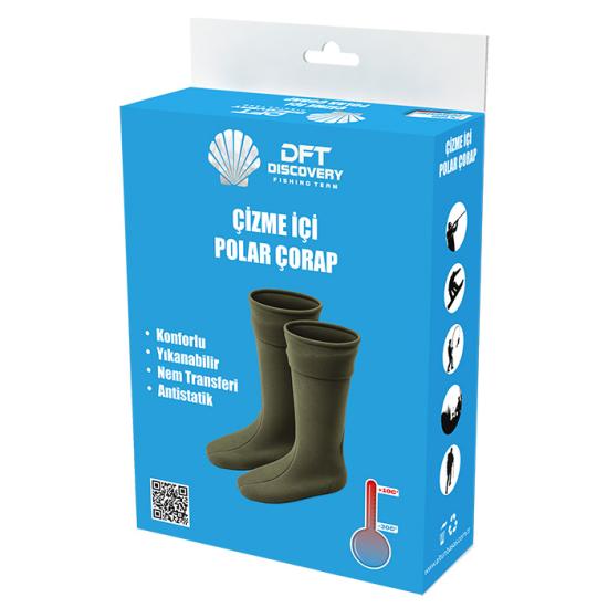 DFT Hunter Polar Çorap Haki No: 45-46-47