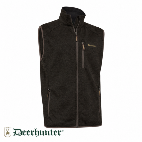 DEERHUNTER Moor Knitted Kahverengi Yelek M