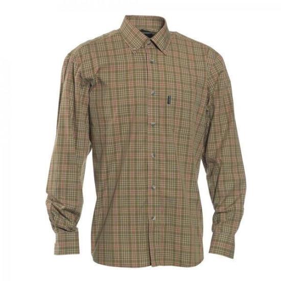 T. DEERHUNTER Marshall Red Kareli Uzun Kol Gömlek 39/40