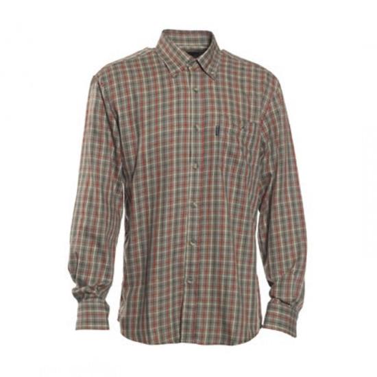 T. DEERHUNTER Waylon 499 Red Kareli  Uzun Kol Gömlek 39/40