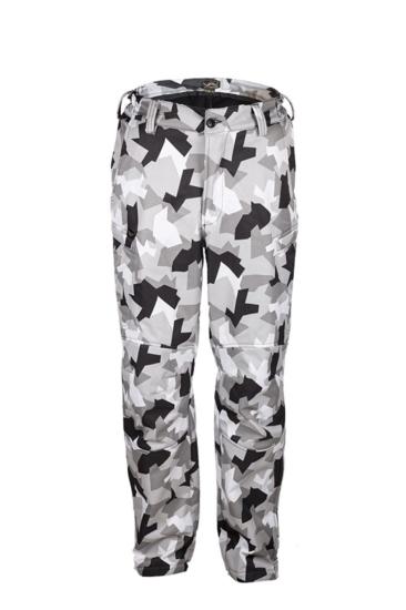 VAV Softshell Pantolon Siyah Beyaz - XXL