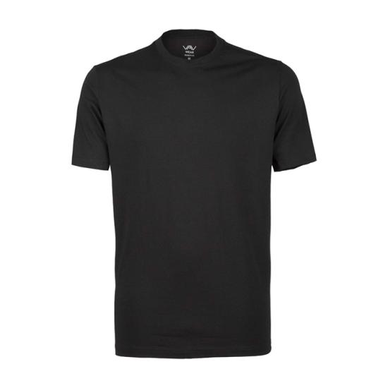 VAV Baseti-05 Kısa Kol Tişört Siyah 4XL