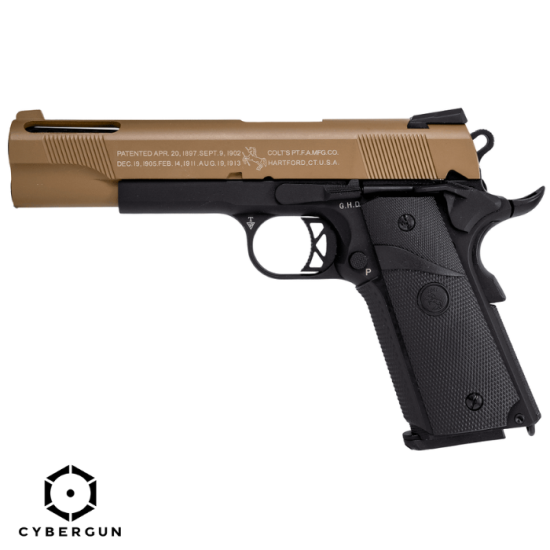 T. CYBERGUN Colt 1911 Ported Gas Havalı Tabanca