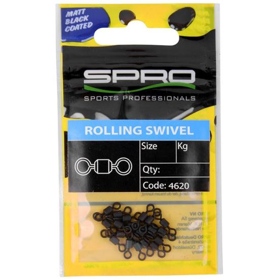 SPRO Matte Black Rolling Fırdöndü #1