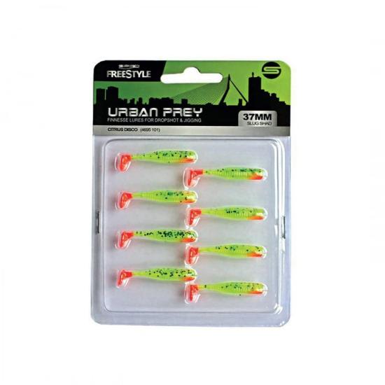 SPRO FS Up Slug Shads 37M Sil.Yem Citrus Disco 1/8
