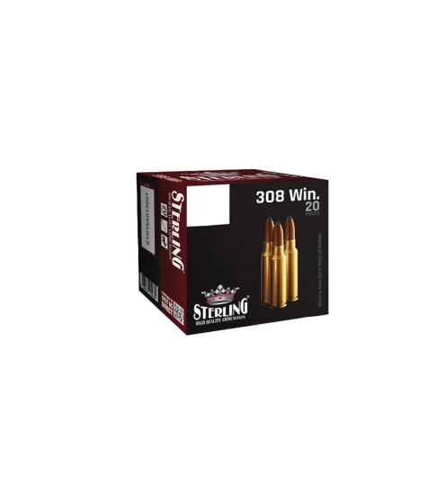 STERLING 7.62×51 mm .308 Win. Tüfek Fişeği Prizma Savunma Av Bayii