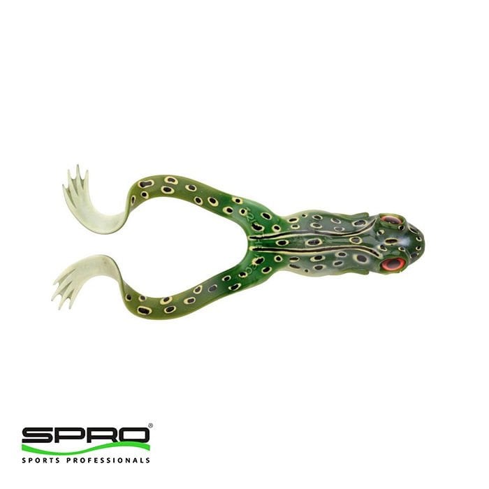 SPRO%20Iris%20The%20Frog%2010Cm%20Silikon%20Yem%20UV%20Natural%20Green