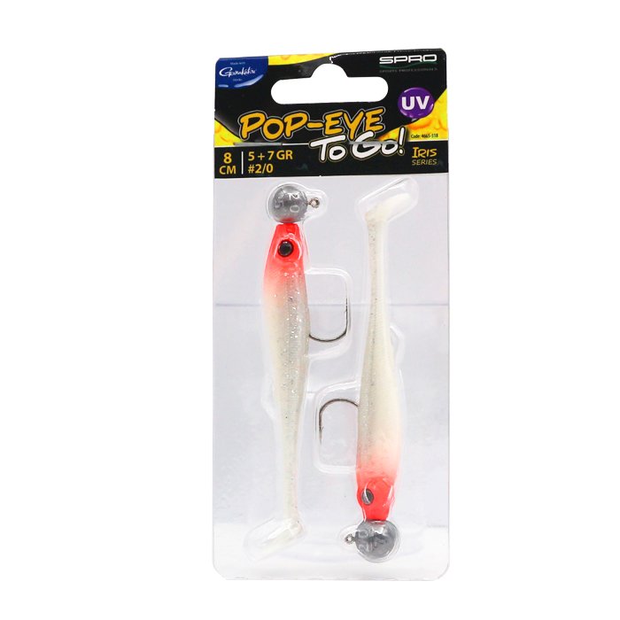 SPRO%20Pop-Eye%20To%20Go%208cm%20Soft%20Yem%20UV%20Minnow%205+7g%201/2