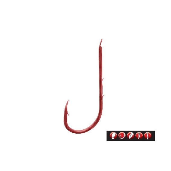 T.D.%20GAMAKATSU%20BKS-5260R%20Red%20Worm%20İğne%20Takımı%2045%20cm%20#6